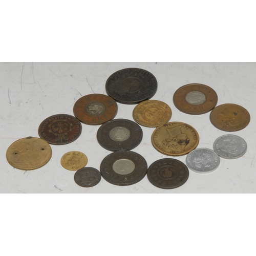 3958 - Coins, GB, Victoria, Coin and Penny Models, including two Jubilee Model Half Farthings, VG/F, (2); G... 