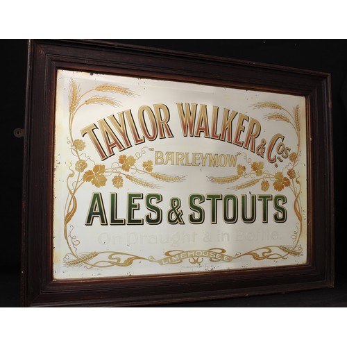 5421 - Advertising, Breweriana - a large late 19th century/early 20th century Taylor Walker & Co rectangula... 