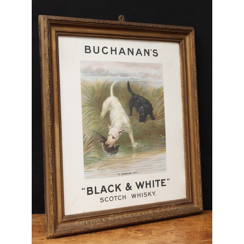 5420 - Advertising, Breweriana - an early 20th century James Buchanan & Co Ltd (Buchanan's) Black & White s... 