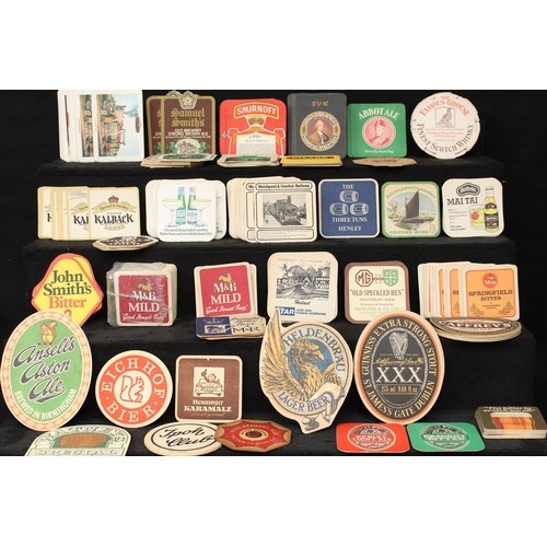 5439 - Advertising, Breweriana - a large collection of 20th century beer mats, advertising various brewerie... 