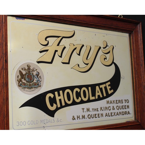 5453 - Advertising, Confectionery and Chocolate - an early 20th century Fry's rectangular point of sale adv... 