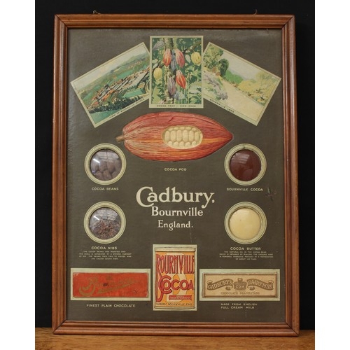 5455 - Advertising, Confectionery and Chocolate - a rare and scarce early 20th century Cadbury rectangular ... 