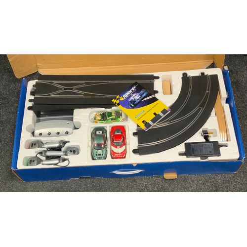 A Scalextric Digital Super GT Set, with Aston Martin DBR9, Porsche