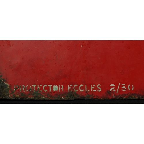 5466 - Automobilia and Petroliana Interest - a single sided rectangular shaped enamel sign, 