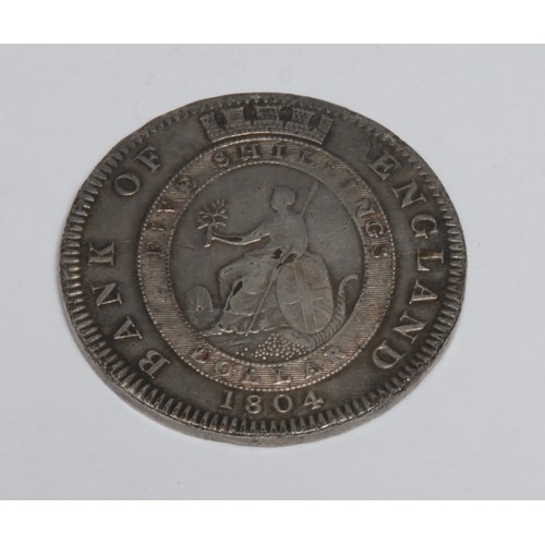 3943 - ***Please Note We Believe This To Be A Contemporary Counterfeit***

Coin, GB, George III, 1804 Bank ... 