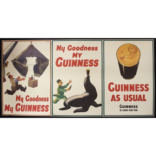 5472 - Posters, Advertising, Breweriana - three Guinness Museum (Dublin, Ireland) edition posters, each wit... 