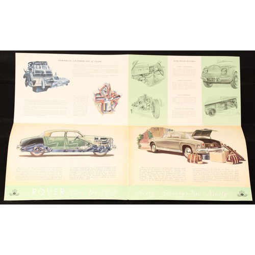 5483 - Automobilia, Rover and Triumph - a collection of promotional paper ephemera relating Triumph and Rov... 