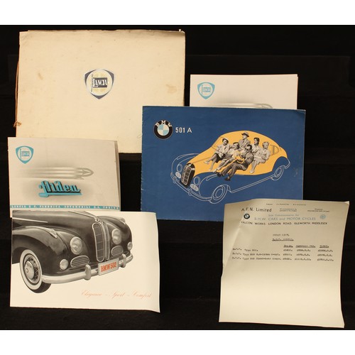 5484 - Automobilia - a comprehensive collection of promotional paper ephemera, brochures and Autocar extrac... 