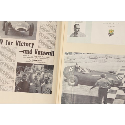 5485 - Automobilia, Sport, Motor Sport, Formula One, Sir Stirling Craufurd Moss OBE - a collection of paper... 