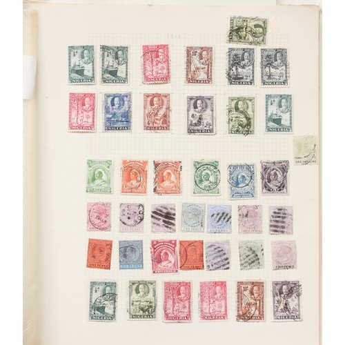 5486 - Stamps - Niger, Nigeria and Lagus collection, QV - GVI, mint and used QV - 1/-. GV 5/-, GVI 5/-, lot... 