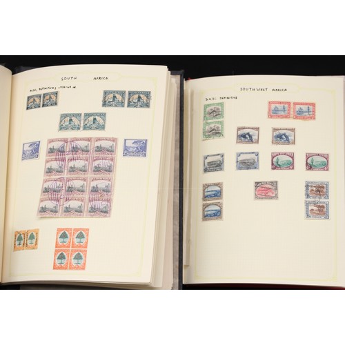 5494 - Stamps - South Africa and South West Africa collections in two albums, mint and used 1910 - 1960's i... 