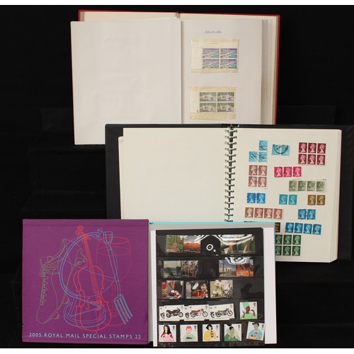 5495 - Stamps - two large containers of FDC, loose, packets, 2005 yearbook, etc, 1000's to sort