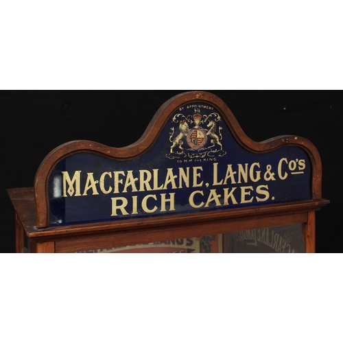 5459 - Advertising, Confection - an early 20th century mahogany rectangular shaped counter top display cabi... 