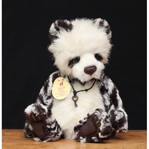 5513 - Charlie Bears CB094318 Alanna panda/teddy bear, from the 2009 Charlie Bears Plush Collection, design... 