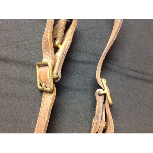 66 - WW1 British Cavalry Officers Snake Belt. Complete with buckle and both straps. No makers mark or dat... 