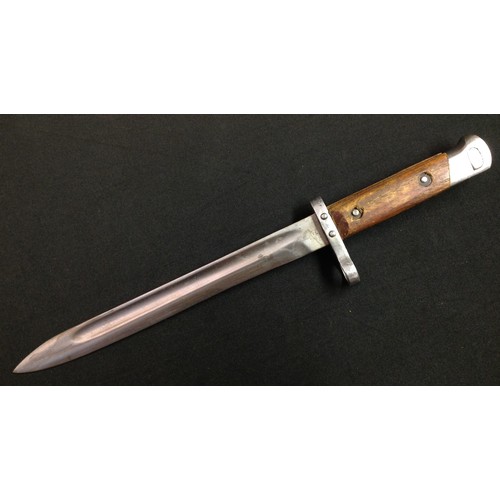 71 - Austrian M1895 Bayonet with 233mm long fullered blade with upper cutting edge. 