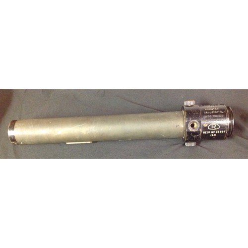 78 - WW2 British No 50 x 1.9 MK I.S OS 1015GA Tank Hull MG Sighting Scope, dated 1941. Earlier marks  of ... 