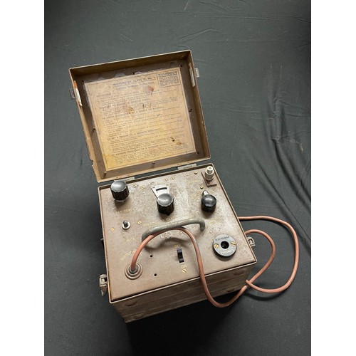 107 - WW2 British Wireless Wavemeter D No1 MkII*, Cat No ZA17469. Complete in original paint and with orig... 