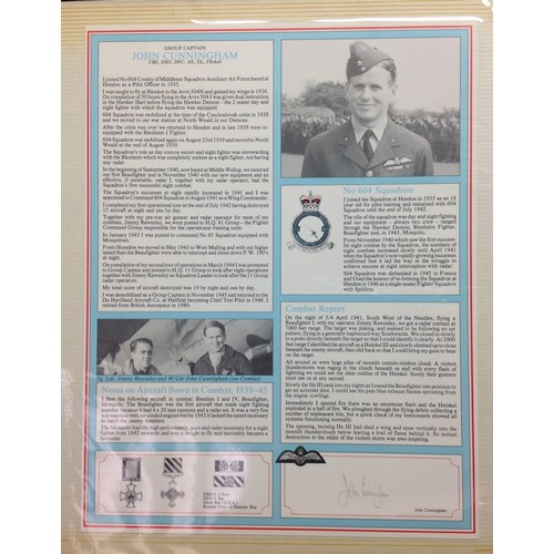 125 - Royal Air Force Fighter Pilot and Bomber Pilot Profile Collection. A limited edition of only 2000 co... 