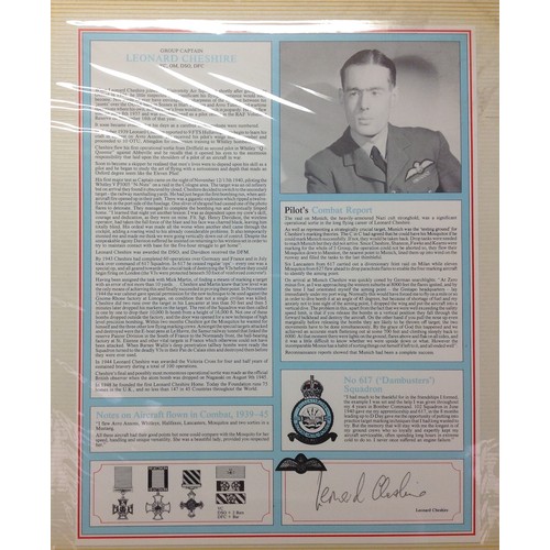 125 - Royal Air Force Fighter Pilot and Bomber Pilot Profile Collection. A limited edition of only 2000 co... 