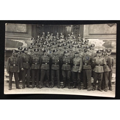 155 - WW2 Third Reich unpublished Heer soldiers photographs comprising of four postcard sized prints, five... 