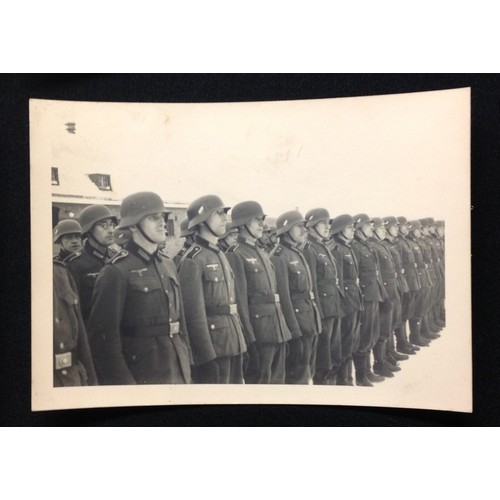 155 - WW2 Third Reich unpublished Heer soldiers photographs comprising of four postcard sized prints, five... 