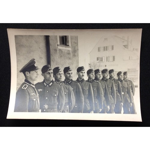 155 - WW2 Third Reich unpublished Heer soldiers photographs comprising of four postcard sized prints, five... 