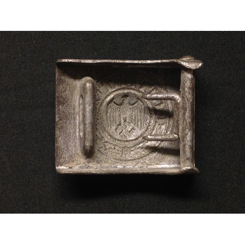 175 - WW2 Third Reich Heer Belt and Buckle. Buckle is made of alloy and is maker marked 