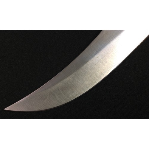 205 - Hunting Knife with 127mm long Bowie style blade with makers mark and model number 