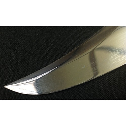 206 - Hunting Knife with Bowie style blade 151mm in length, etched maker mark 