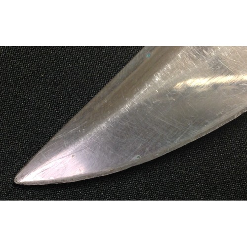 207 - Hunting Knife with Bowie style blade 151mm in length, maker marked 