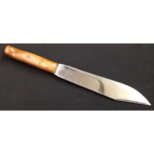 208 - Bowie Knife with 238mm long blade with etched maker mark 