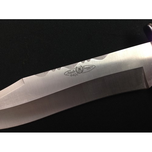 212 - Bowie Knife with  225mm long blade maker marked 