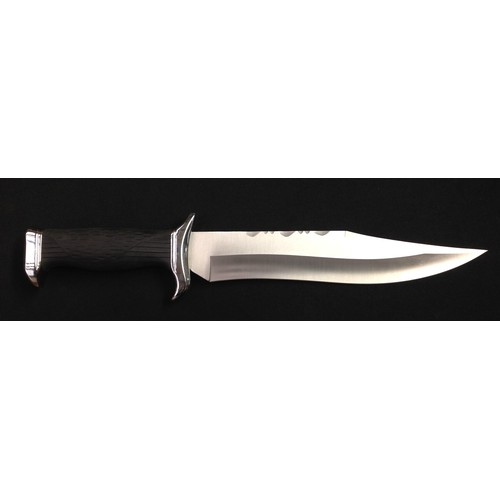 212 - Bowie Knife with  225mm long blade maker marked 