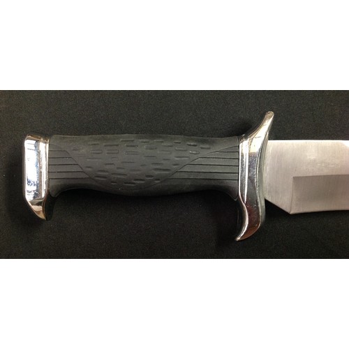 212 - Bowie Knife with  225mm long blade maker marked 