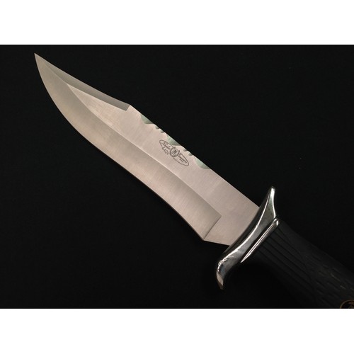 212 - Bowie Knife with  225mm long blade maker marked 