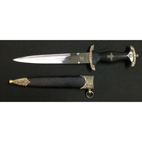 218 - REPRODUCTION Third Reich dagger collection of 4 items to include: Hitler Jugend Knife. Chinese made ... 