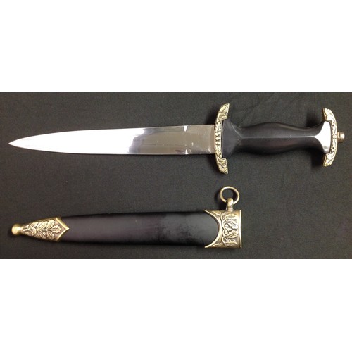 218 - REPRODUCTION Third Reich dagger collection of 4 items to include: Hitler Jugend Knife. Chinese made ... 