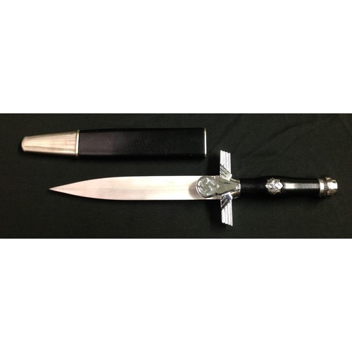 218 - REPRODUCTION Third Reich dagger collection of 4 items to include: Hitler Jugend Knife. Chinese made ... 