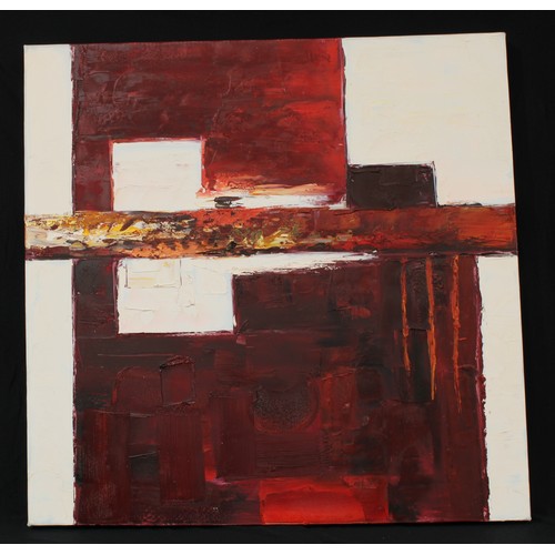 205 - Contemporary School (late 20th century)
Fire in Oil
oil on canvas, John Lewis label to verso, 80cm x... 