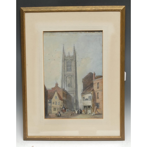 5002 - English School (early 20th century)
Derby Cathedral
watercolour, 37.5cm x 25cm