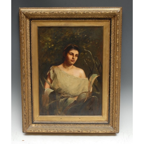 5077 - Isa Thompson (19th century)
Portrait of a Lady
signed to verso, dated 1882, oil on canvas