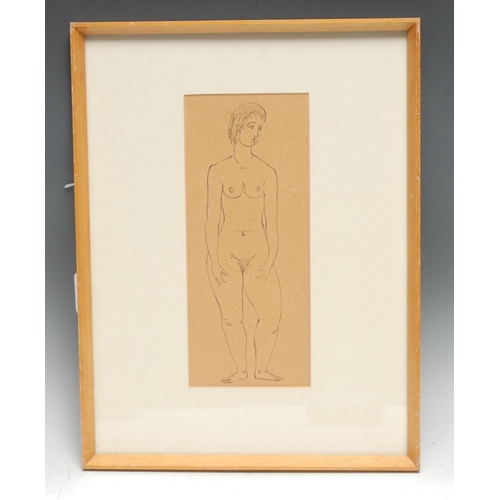 5192 - Contemporary School
Female Nude
pen and ink, 29cm x 12cm