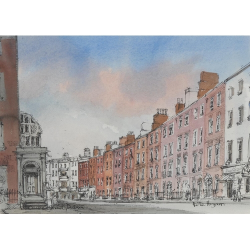 5213 - Pete Hogan (Irish School)
Clare Street, Dublin
signed, titled, pen and ink sketch, 27.5cm x 37.5cm