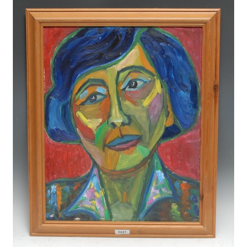 5221 - In the Abstract Manner
Portrait of a Lady
oil on board, 50cm x 40cm