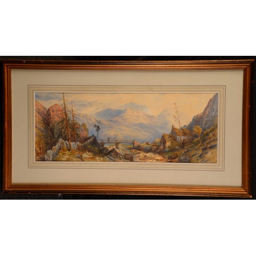 5304 - British School (19th century)
Returning Fisherman
watercolour, 24cm x 64cm