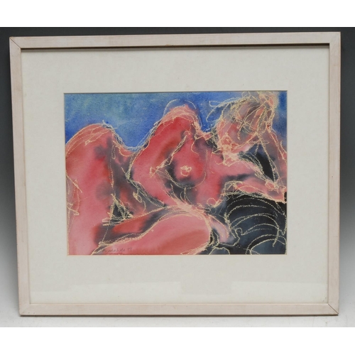 5245 - Angela Lyle (contemporary)
Nude
signed, dated 99, mixed medium, 24.5cm x 34cm