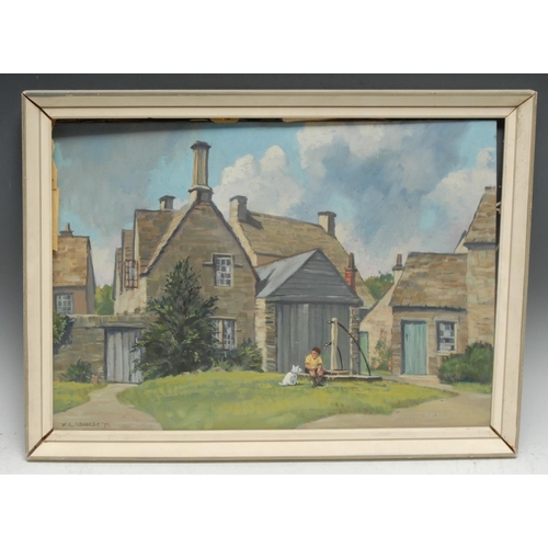 5222 - William Edward Leadley (1902 - 1973)
The Green Bibury
signed, titled to verso, 34cm x 50cm