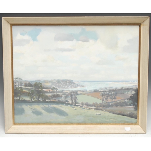 5235 - Peter Orr
Appledore from Huish
signed, label to verso, oil on board, 38cm x 48cm