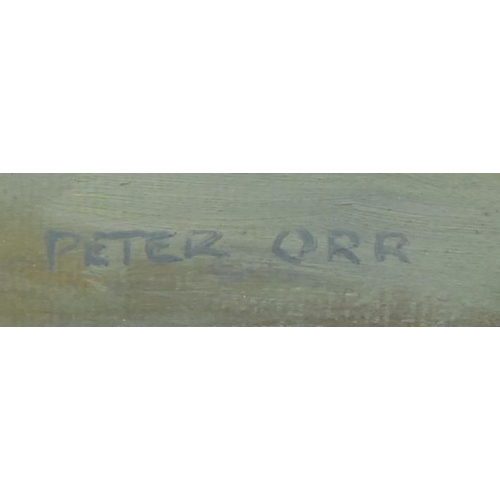 5235 - Peter Orr
Appledore from Huish
signed, label to verso, oil on board, 38cm x 48cm